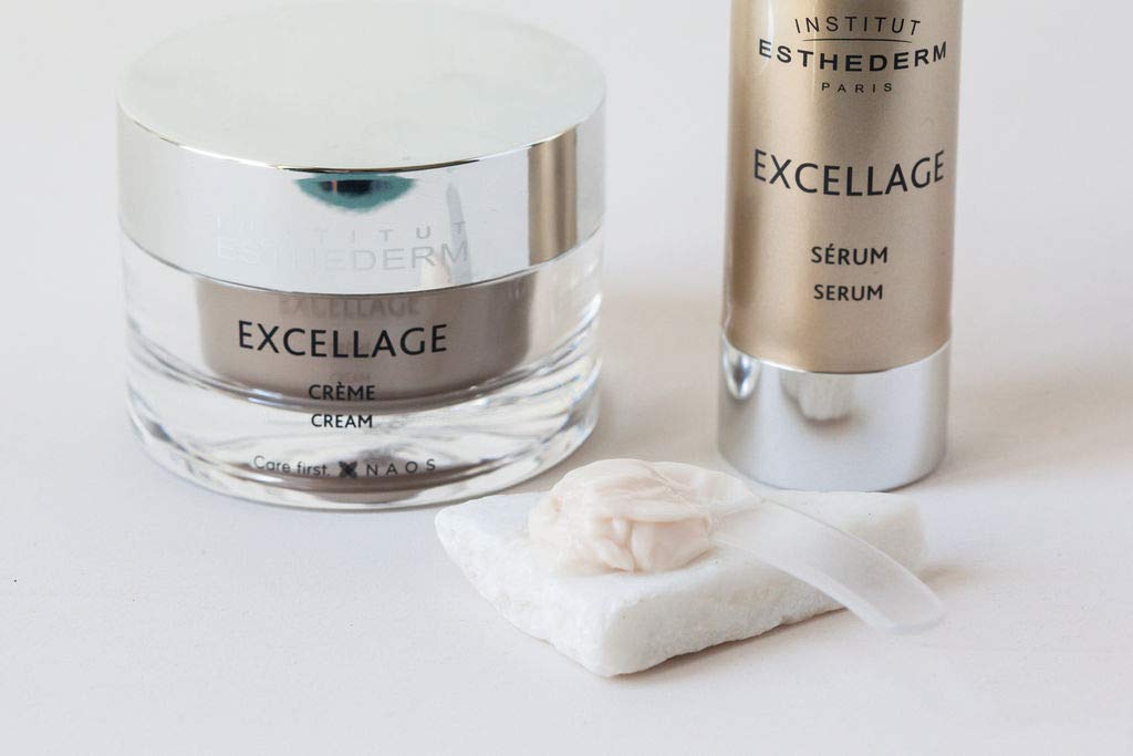 Institut Esthederm - Excellage Serum - Face, Neck and Décolleté - Density, Nutrition, Radiance - Mature Skin, 30 mL.