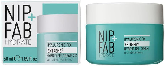 Nip + Fab Hyaluronic Fix Extreme4 Cleansing Cream, 150 ml, Gentle Cleanser, Face Wash, Anti-Aging, Hydrating For Dry/Sensitive Skin To Soothe, Clear Skin For A Balanced Complexion