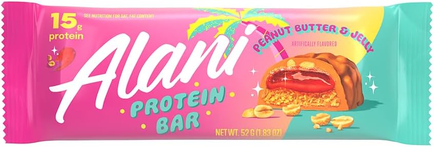 Alani Nu Protein Bar - Peanut Butter & Jelly 46g x 12