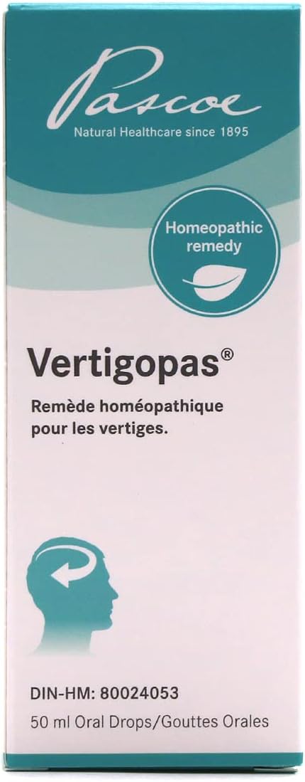 Pascoe – Vertigopas – 50 mL Oral Drops – A Homeopathic Remedy for Dizziness and Vertigo – Help Relieve Symptoms of Travel/Motion Sickness – Oenanthe Crocata, Anamirta Cocculus, Conium Maculatum, Ambra Grisea