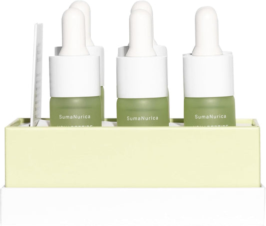 SumaNurica 九肽菸鹼醯胺煥膚精華 - 亮膚精華改善膚質 - 臉部油脂改善並提亮膚色 - 臉部精華促進保濕 - 純素且無香料 - 6 件