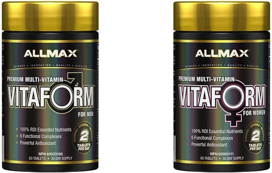 Allmax Nutrition Vitaform 优质复合维生素(男女适用)(30 天用量)