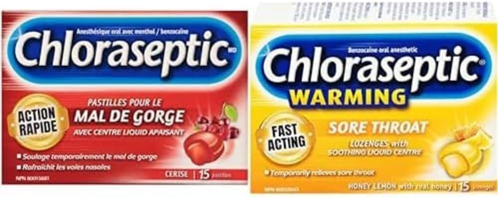 Chloraseptic 樱桃蜂蜜柠檬味润喉糖(15粒,2包)