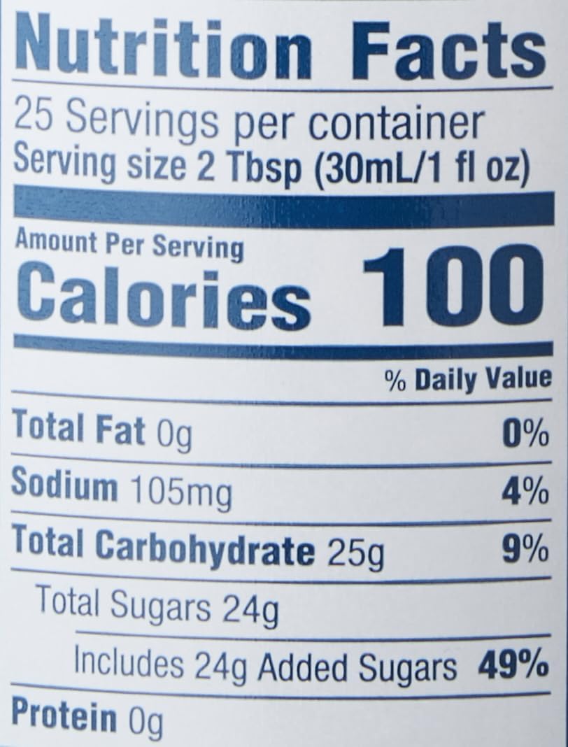 Torani 咸焦糖风味糖浆,750 毫升瓶装,2 包金棕色