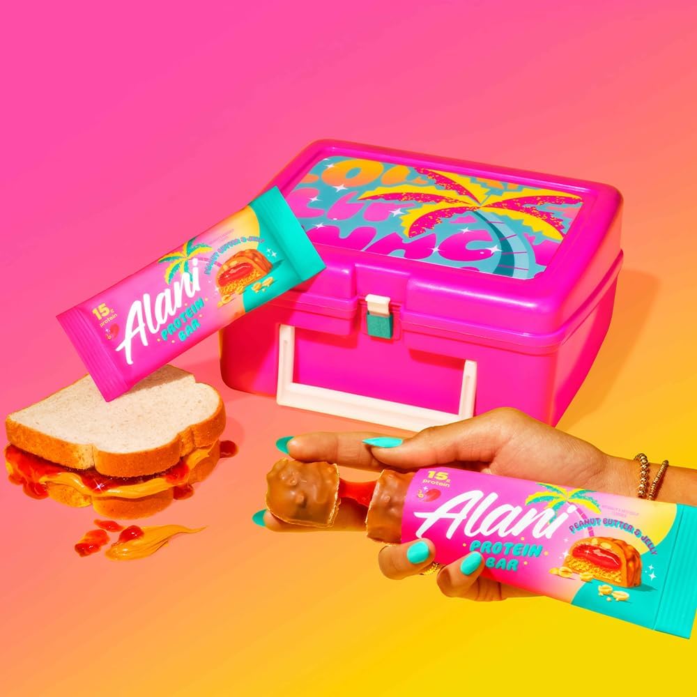 Alani Nu Protein Bar - Peanut Butter & Jelly 46g x 12