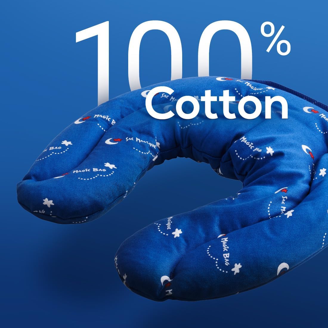 原廠魔法袋頸背加熱壓縮,冷熱療法,緩解頸部疼痛,榮獲家庭測試、家庭認可印章,無線,48 x 31 厘米(19 英寸 x 12 英寸)