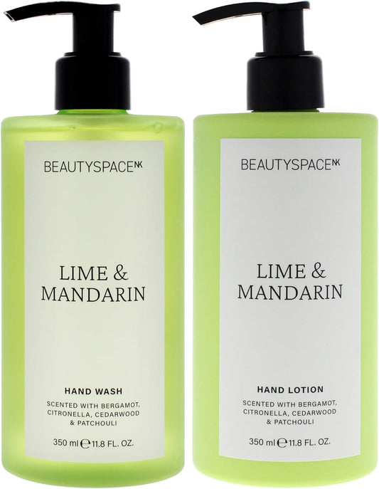 BeautySpace Beauty Space 护手霜二合一 - 柠檬和柑橘 11.8 盎司护手霜,11.8 盎司洗手液,男女通用 2 件