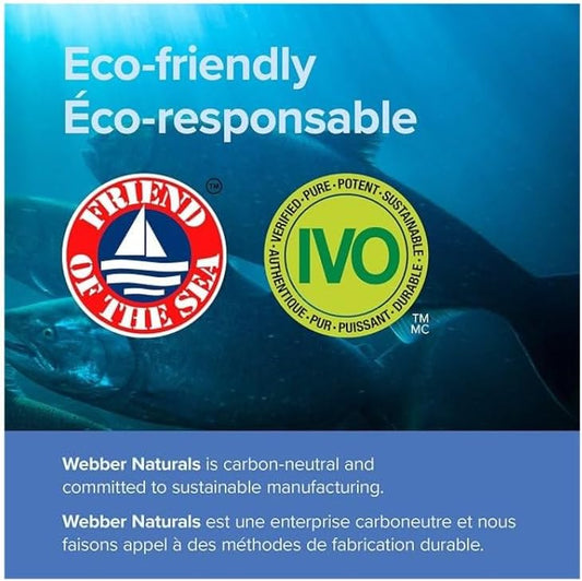 Webber Naturals RoyalRed 磷虾油 Plus 500 毫克,60 粒软胶囊,支持心血管健康和大脑功能,抗氧化支持