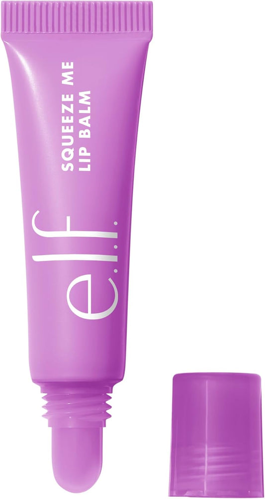 e.l.f. Squeeze Me Lip Balm, Moisturizing Lip Balm For A Sheer Tint Of Colour & Lip Exfoliator, Moisturizing Scented Lip Scrub For Exfoliating & Smoothing Lips