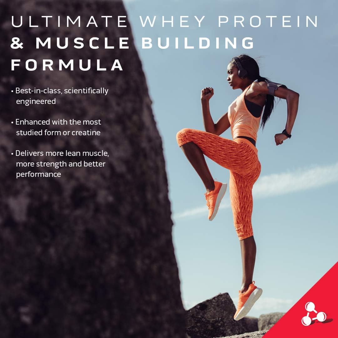 Muscletech Whey Protein Powder - Nitro-Tech Ultimate Muscle Building Formula with Whey Protein Isolate & Peptides - 30g of Protein, 3g of Creatine & 6.8g of BCAA - Milk Chocolate, 5 Pound (Pack of 1)