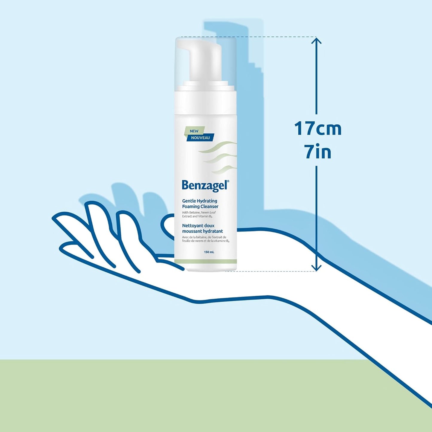 Benzagel Gentle Hydrating Foaming Facial Cleanser