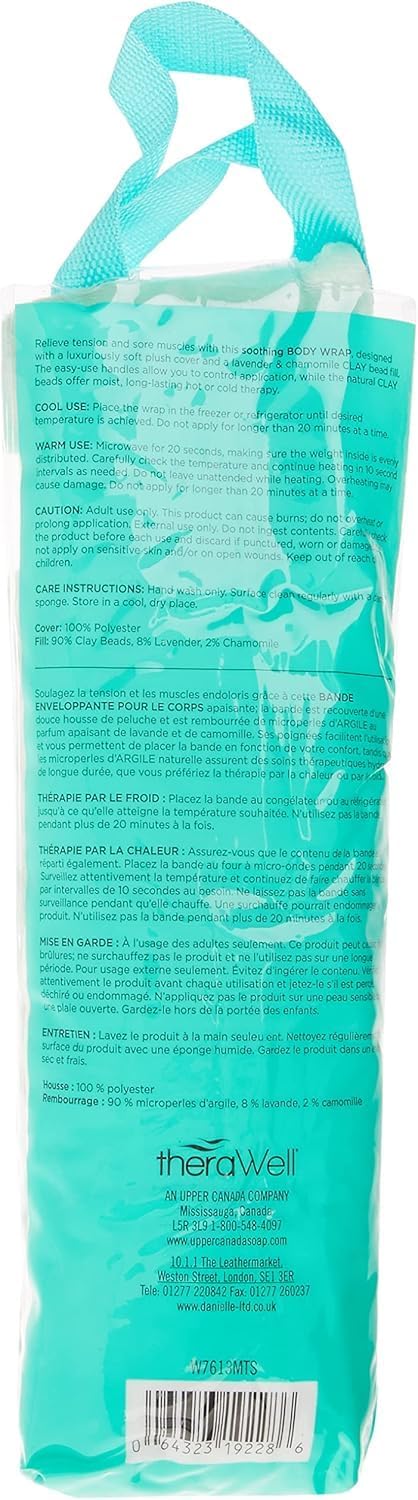 Therawell Danielle 黏土珠身體裹敷,薰衣草和洋甘菊,薄荷綠,2.4 磅