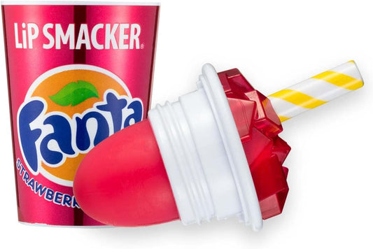 Lip Smacker 82047 Fanta strawberry cup lip balm, 0.26 Ounce
