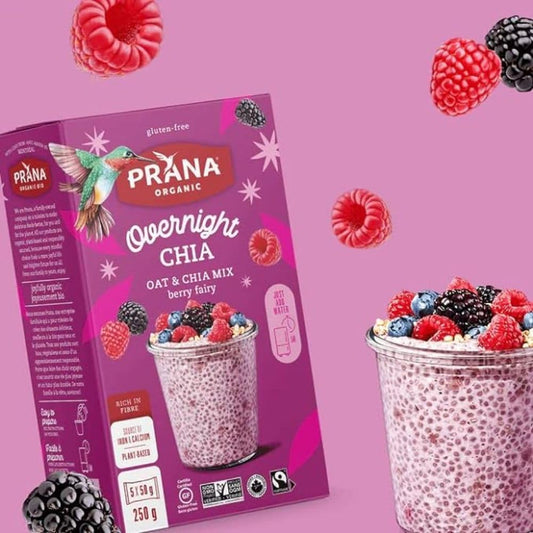 Prana Overnight Chia - Berry Fairy 250 g