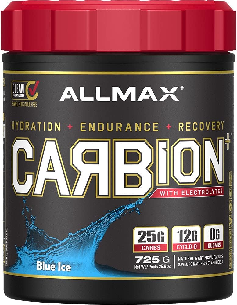 ALLMAX Nutrition - CARBION+(补水、耐力和恢复)- 蓝冰 - 725 克