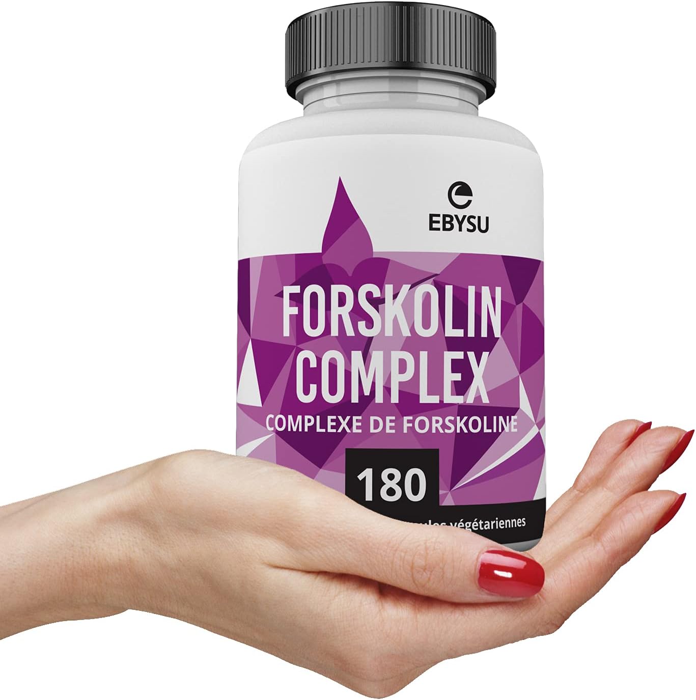 EBYSU Forskolin Extract (Made in Canada) – Helps Support Cardiovascular Health - 90 Capsules Supplement for Women and Men - 45 Day Supply