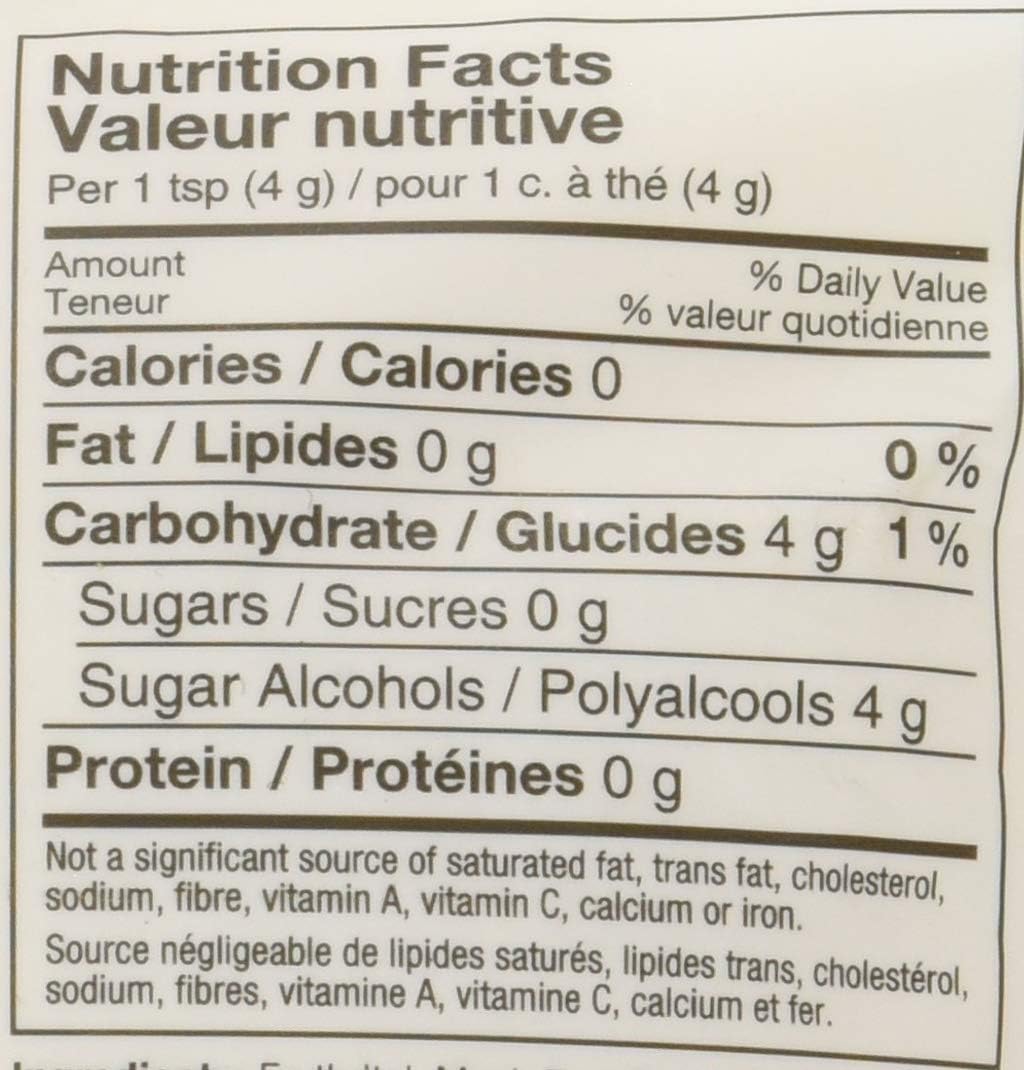 Krisda Monk Fruit Spoonable Natural TableTop Sweetener, 454 Grams