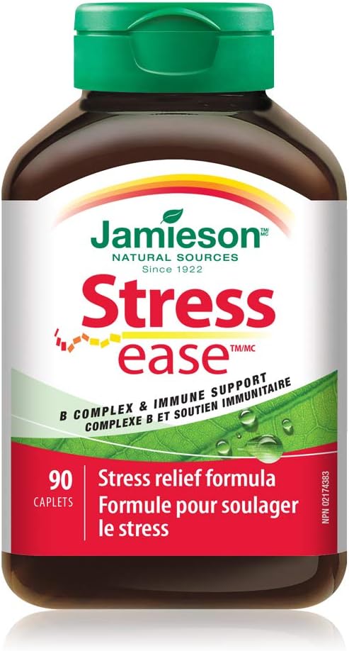 Jamieson Stressease 90粒膠囊和Omega-3 Select 1,000毫克