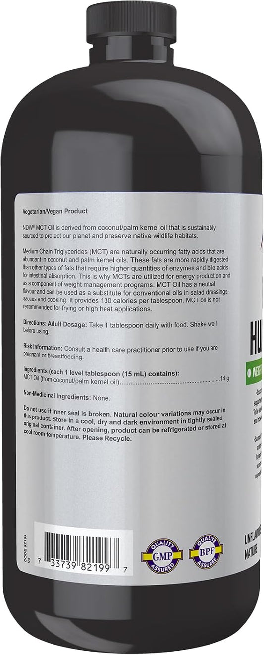 NOW Sports MCT(中鏈三酸甘油酯)油,946毫升