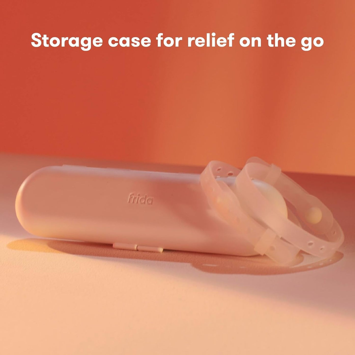 Frida Mom 緩解孕吐噁心帶,透過穴位療法提供全天候支持,包含 2 個帶子和收納盒