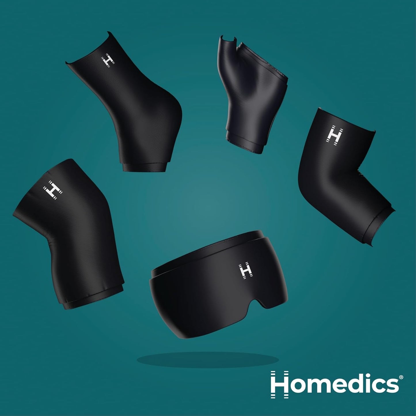 Homedics 冷热舒缓凝胶手套,适用于手部、腕部和拇指的热疗或冰疗,柔软触感弹力面料,波状水凝胶设计,带来舒适放松