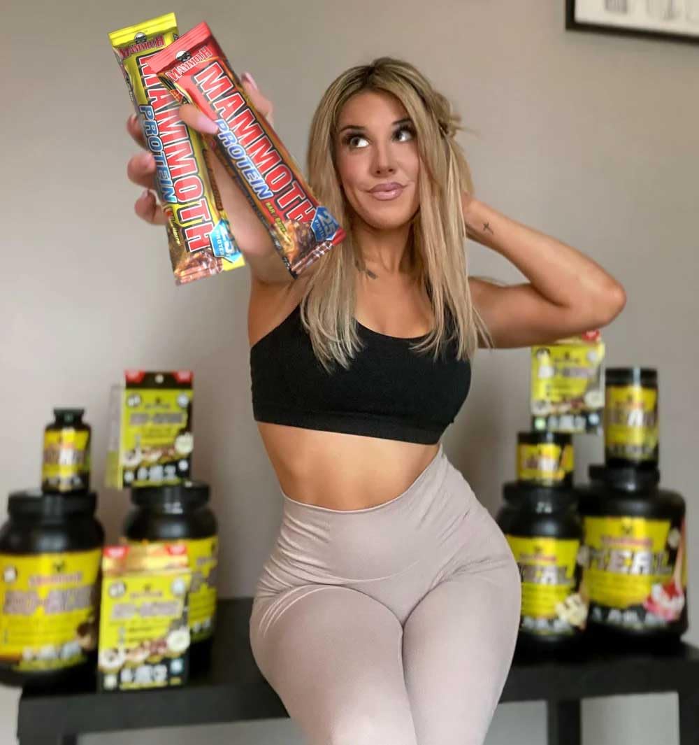 MAMMOTH 蛋白棒,巧克力花生酱脆片,25 克蛋白质,低糖,低碳水化合物,无麸质,12 x 65 克(12 支)(12 支,巧克力花生酱脆片)