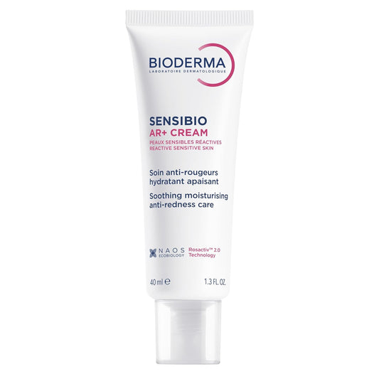 Bioderma- Sensibio AR+ 霜 - 针对发红、可见毛细血管和不适感进行治疗,提供即时和持久的缓解