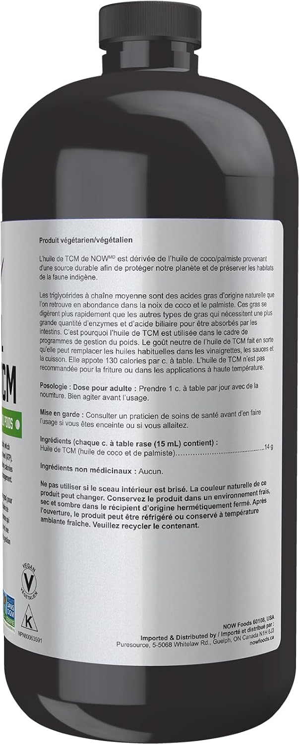 NOW Sports MCT(中鏈三酸甘油酯)油,946毫升