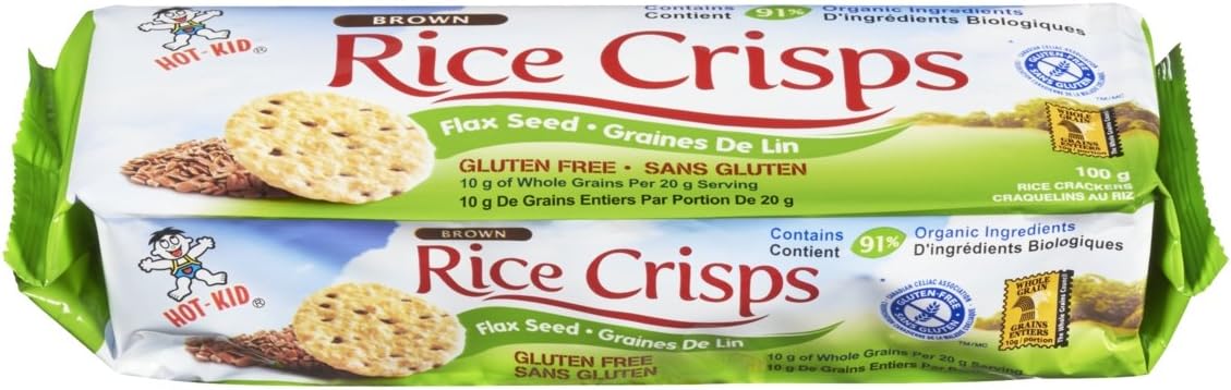 Hot Kid 脆米花和酥米花-亚麻籽 100 克