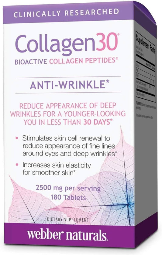 Webber Naturals Collagen30 抗皺 + 薑黃素套裝