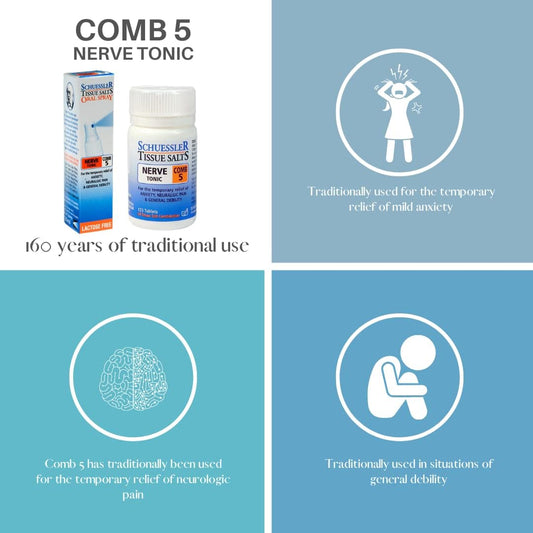 Schuessler Combination 5 Tissue Salt Tablets - Pack of 125