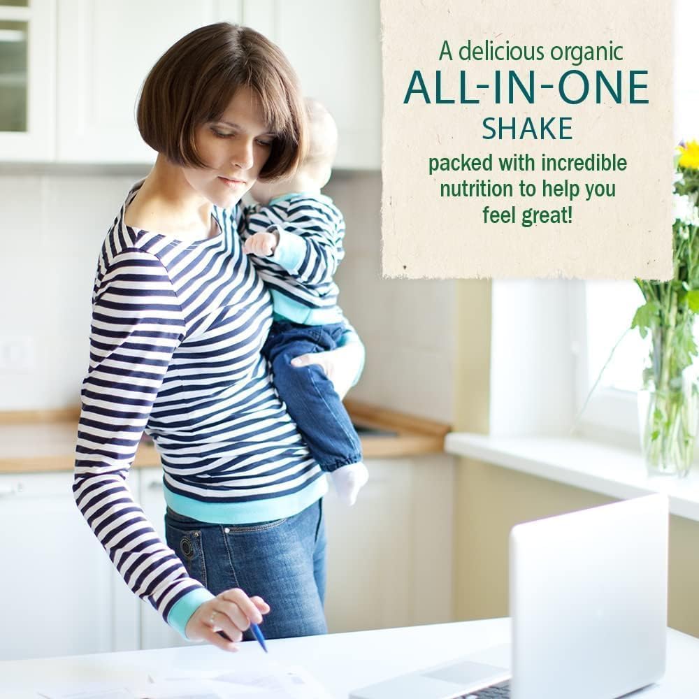 Garden of Life 生食全效营养奶昔,巧克力可可口味(28 份,1017 克),富含 20 克有机认证植物蛋白,营养丰富,有助于增强肌肉。配合规律训练和健康均衡的饮食,有助于增肌。