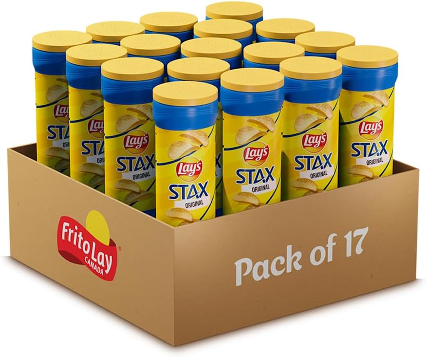 乐事 Stax 原味薯片,多包装,163 克(17 包)