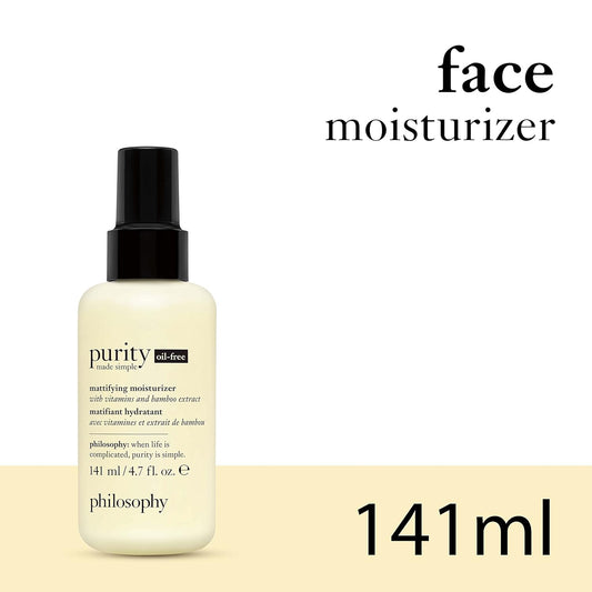 PHILOSOPHY purity made simple oil-free mattifying moisturizer 141ml