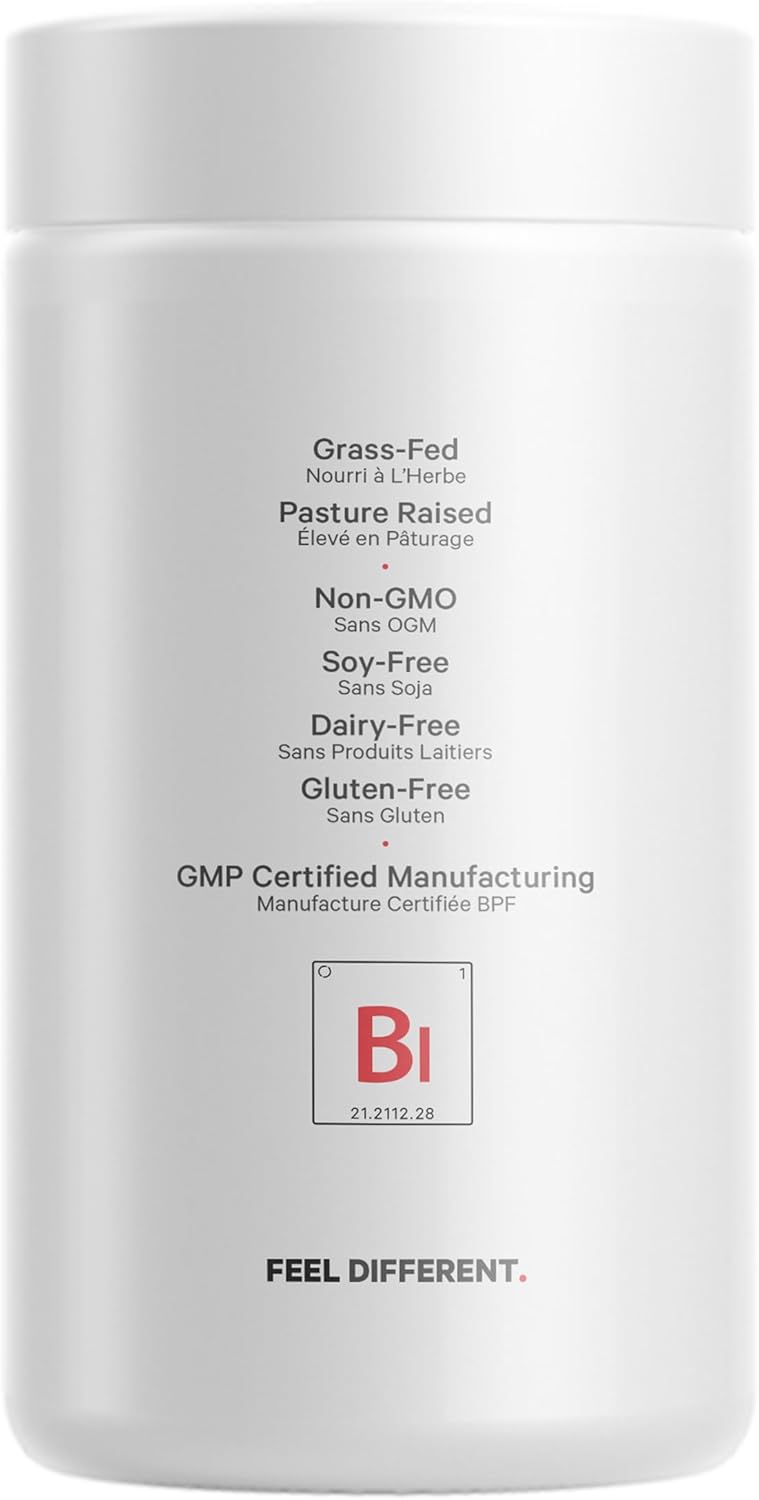 Codeage Grass Fed Beef Liver Supplement - Freeze Dried, Non-Defatted, Desiccated Beef Liver Glandulars Bovine Pills - Liver Health Foods Meat - Argentina Beef Vitamins For Liver - Non-GMO -180 Capsules