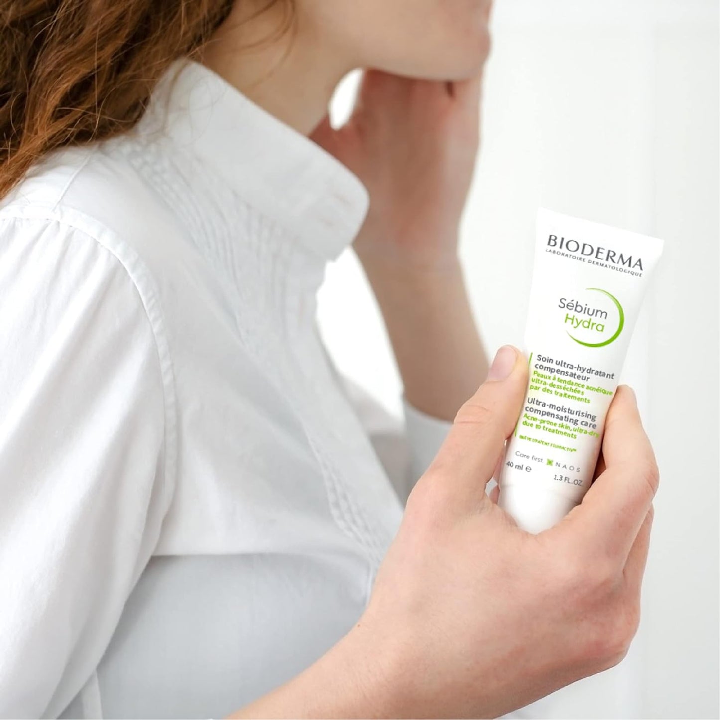 Bioderma Sébium Hydra 护肤品,油性皮肤保湿面部乳液,重建皮肤屏障,0.01 磅