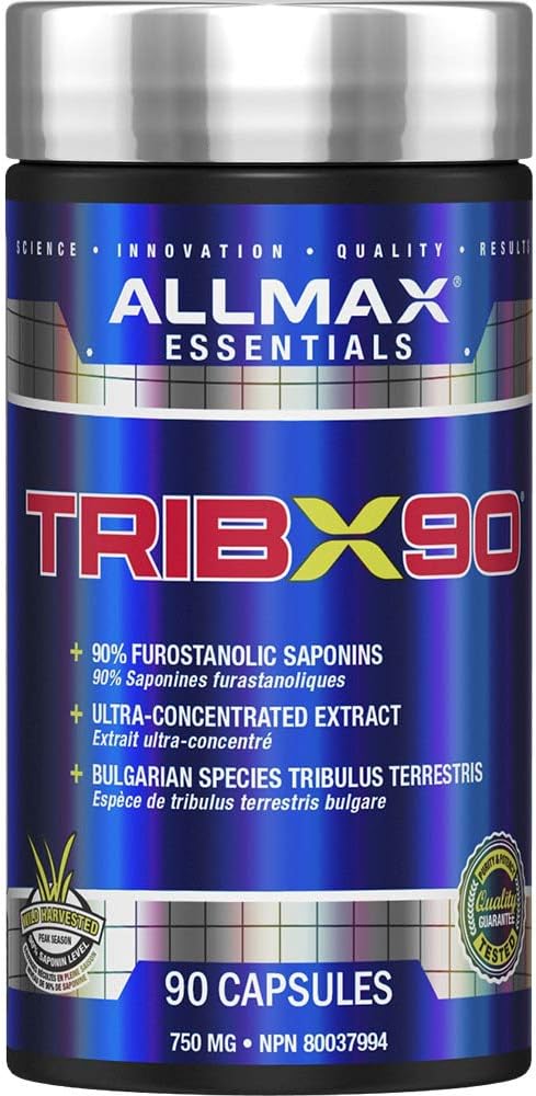 ALLMAX Nutrition Tribx90 100% 纯蒺藜,90 粒