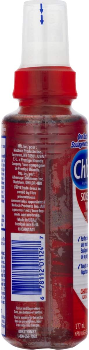 Chloraseptic 速效咽喉痛喷雾,樱桃味,177毫升
