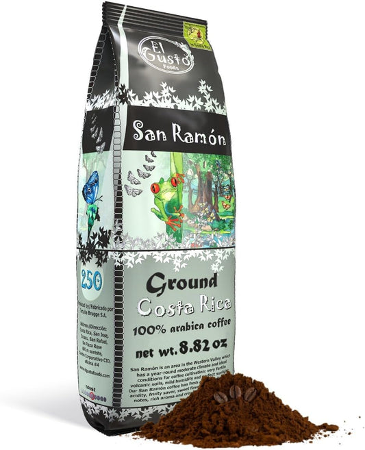 El Gusto San Ramón 研磨咖啡,中度烘焙,哥斯达黎加单一产地 250 克