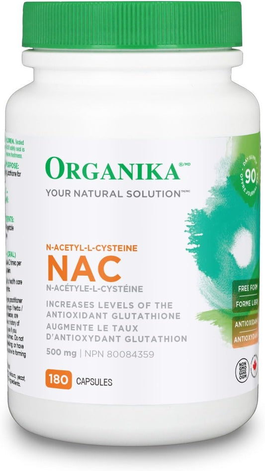 Organika NAC (N-Acetyl-L-Cysteine) 500mg + Organika Quercetin with Bromelain | Immune & Liver Support Bundle