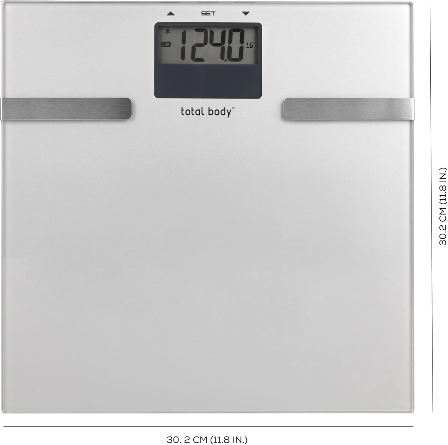 超薄电子体重秤,带体脂指示器