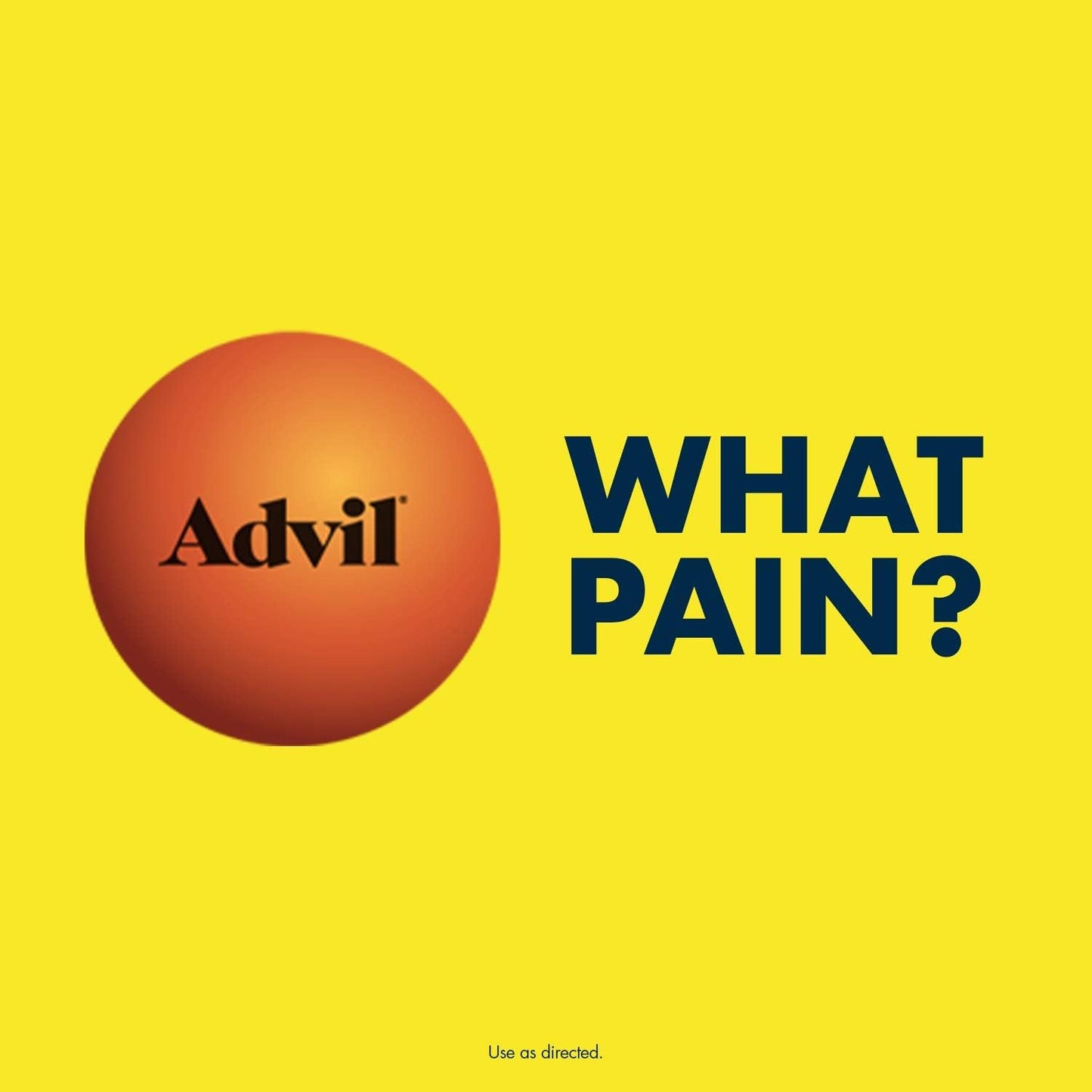 Advil Tablets (50 Count), 200 mg ibuprofen, Temporary Pain Reliever / Fever Reducer
