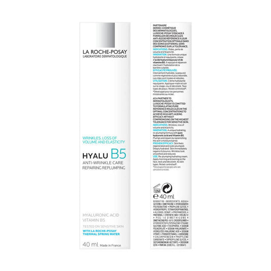La Roche-Posay Face Moisturizer, Hyalu B5 Pure Hyaluronic Acid Moisturizer, with Vitamin B5. Suitable for Sensitive Skin, 40ml