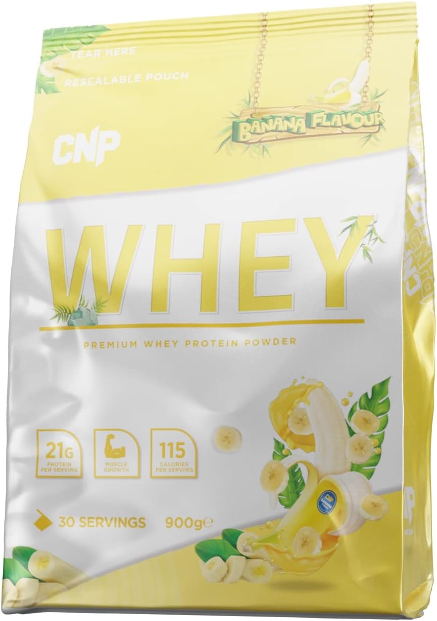 CNP 专业优质乳清蛋白粉香蕉味 900克