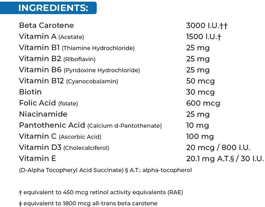 瑞士天然全效复合维生素矿物质 | 女士 | 添加蔓越莓、叶酸和铁 | 日常维护整体健康 | 不含防腐剂或乳制品 | 90 粒胶囊