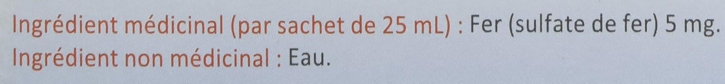 Spatone 100% 天然液態鐵補充劑,原味,純素,減少疲勞,28 袋 x 25 毫升,700.0 毫升(1 包)