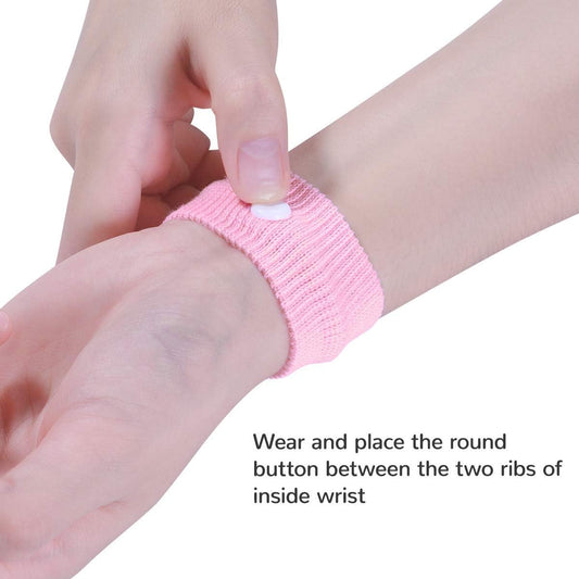 iwobi 8 Pairs Sickness Bands, Motion Sickness Relief Wristbands Acupressure Wristbands Nausea Relief Band for Sea Car Flying Pregnancy