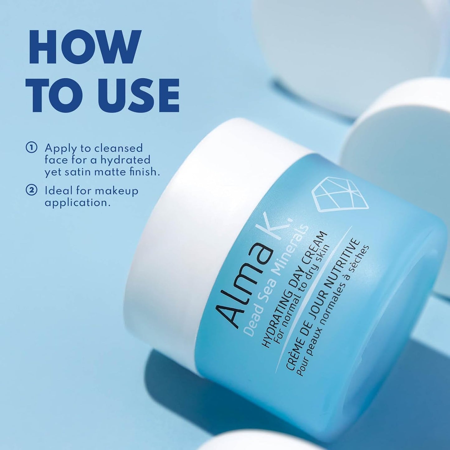 ALMA K 保湿日霜 - 适合中性至干性肌肤的日霜 - 日常面部保湿霜 - 含橄榄油和鳄梨油的面部保湿霜 - 1.7 盎司