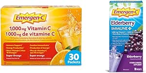 Emergen-C 1000mg Vitamin C Powder Supplement, Drink Mix & Vitamin C Powder Supplement, Drink Mix