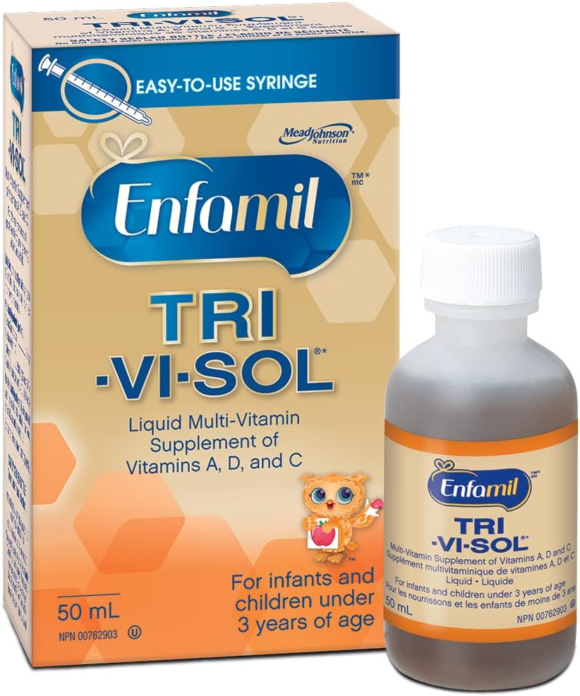 Enfamil TRI-VI-SOL 複合維生素液,含維生素 A、D 和 C,50 毫升